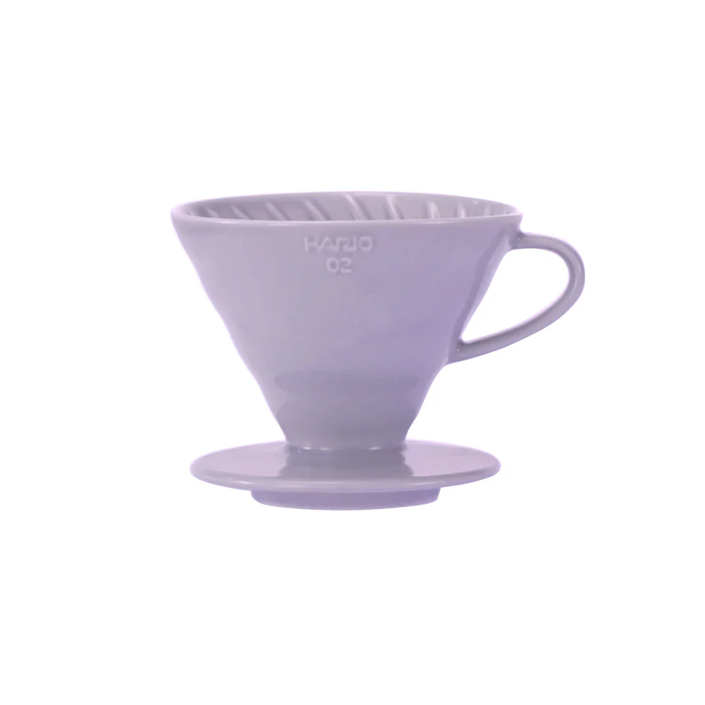 Hario V60 Size 2 Ceramic Dripper - Pink, Purple and Mat Black - Image 2