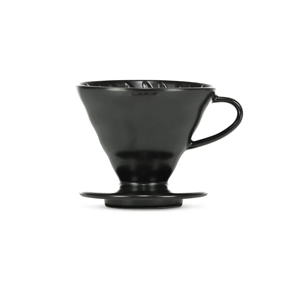 Hario V60 Size 2 Ceramic Dripper - Pink, Purple and Mat Black - Image 3